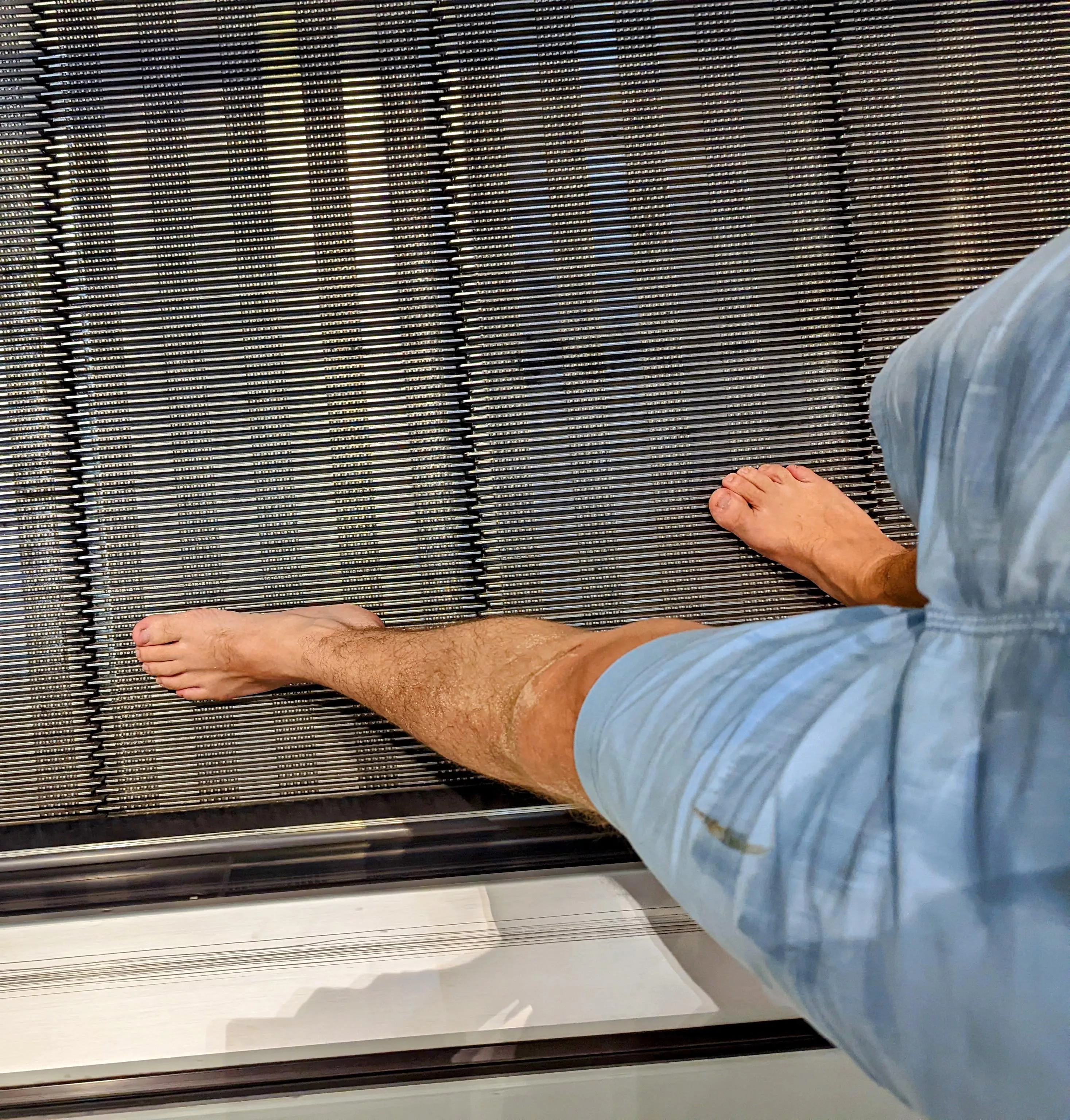 Who needs shoes in the shops?