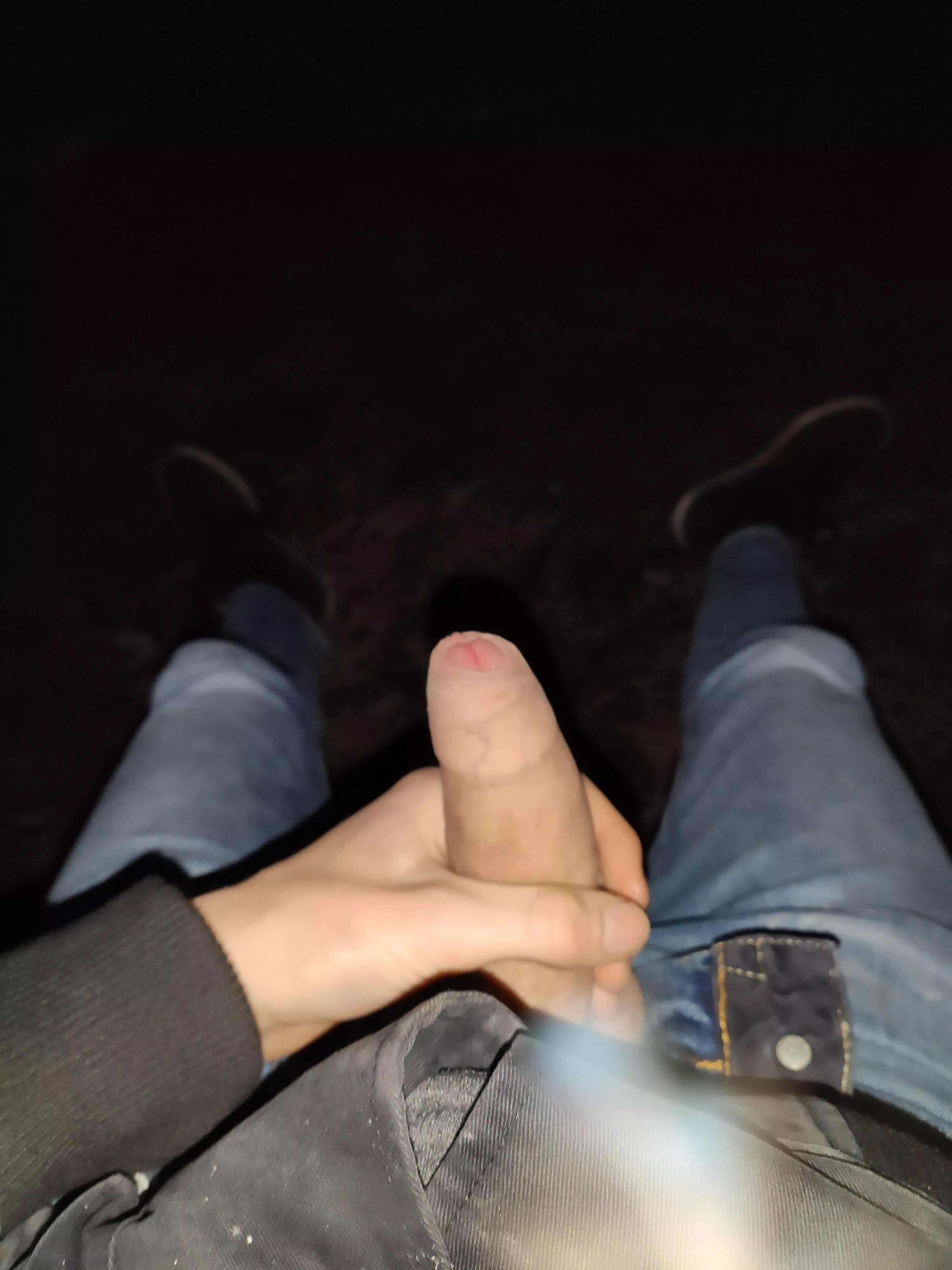 Who said you can't get hard when it's cold?