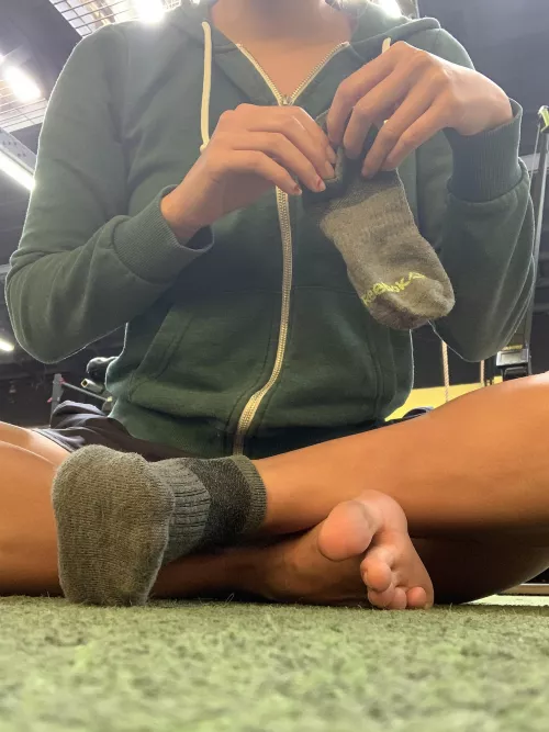 Who wants these sweaty CrossFit socks?