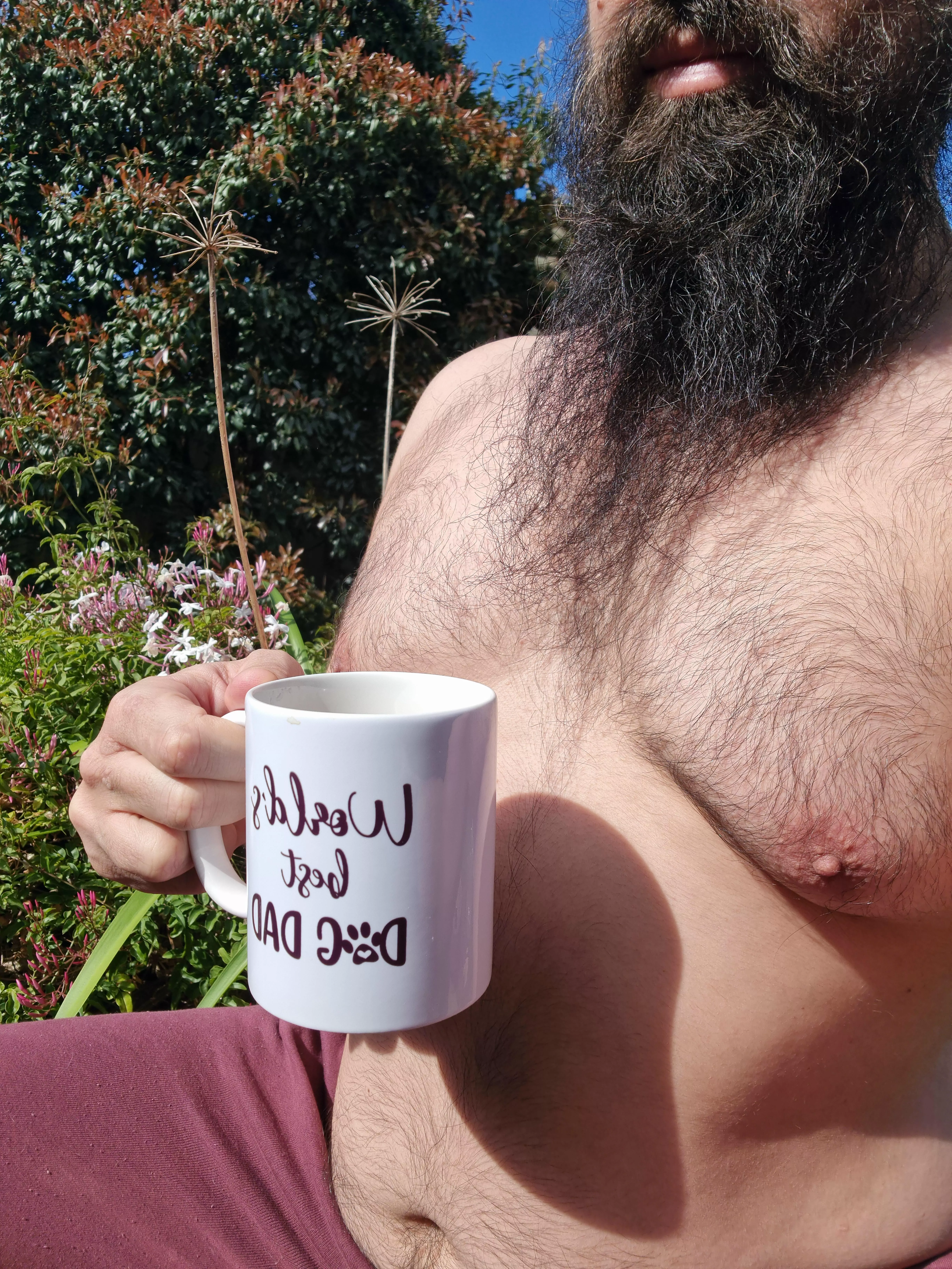 Who wants to enjoy a coffee in the garden today? Who wants to enjoy a coffee in the garden today?