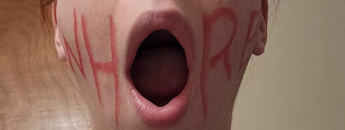 Who wants to [f]uck my whore hole…?