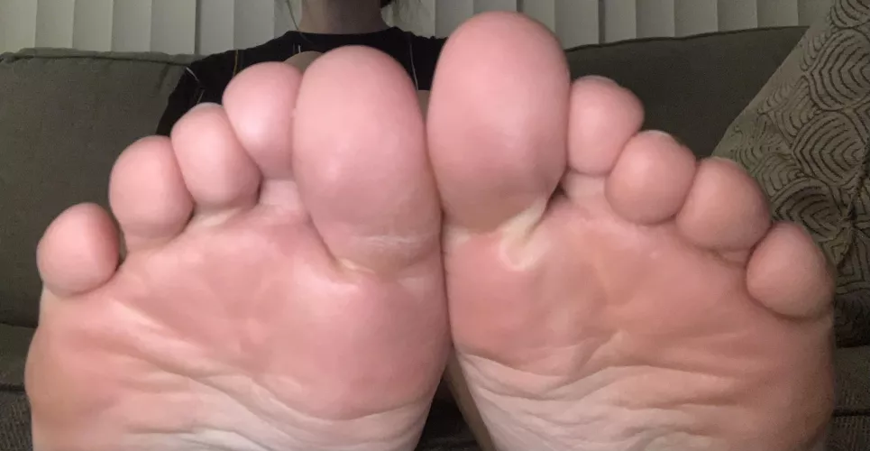 Who wants to massage my poor piggy’s after a long work day 🥺