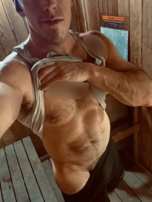 Who wants to sneak in the mens locker room and have some fun?