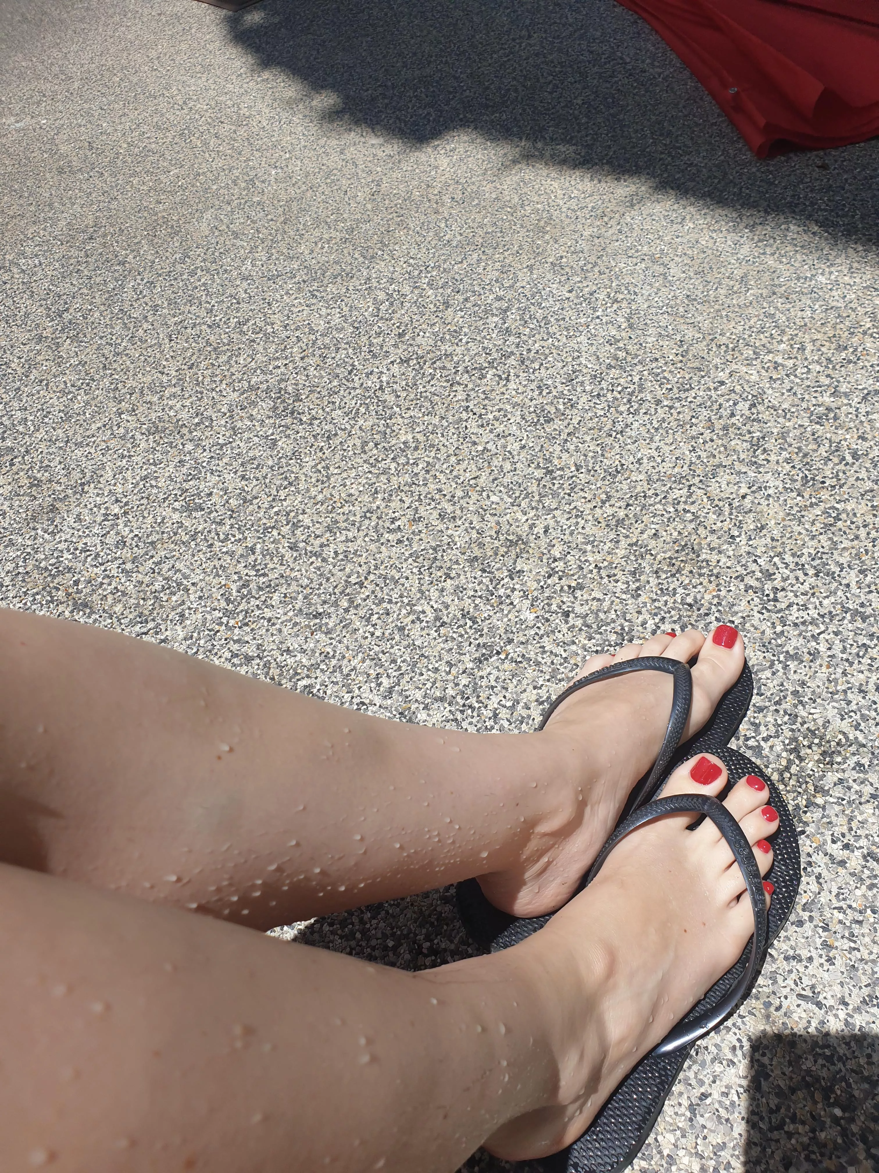 Who would enjoy the honor of drying off my feet?