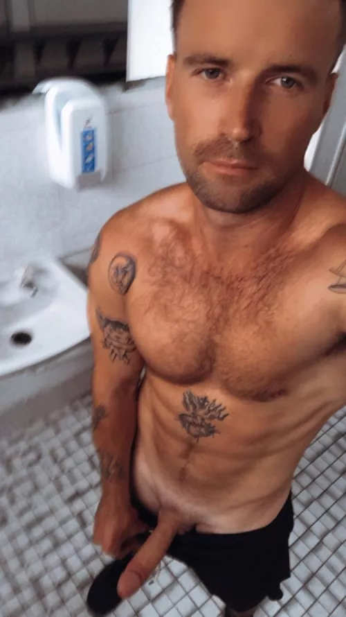 Who would fuck in the gym bathroom?