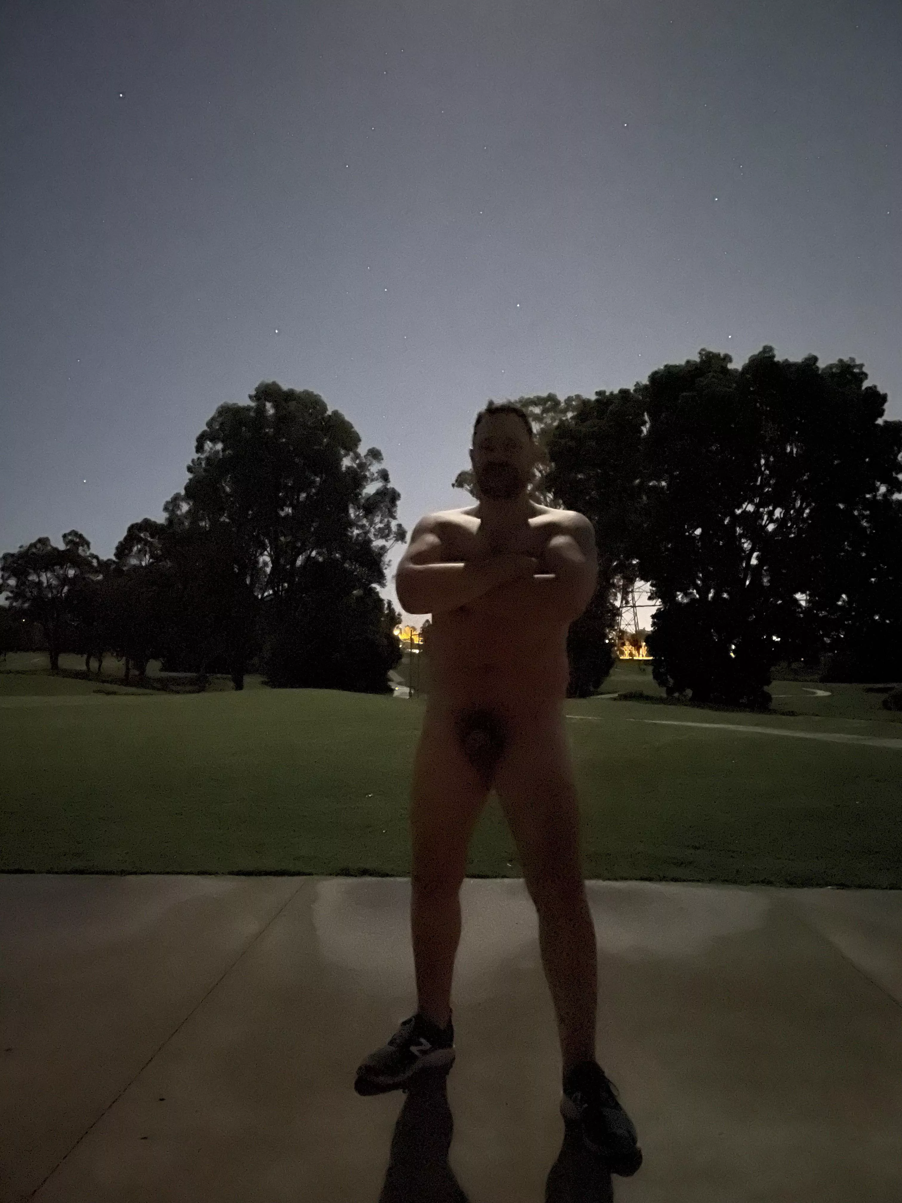 Who would night walk with me on a golf course? π Who would night walk with me on a golf course? π