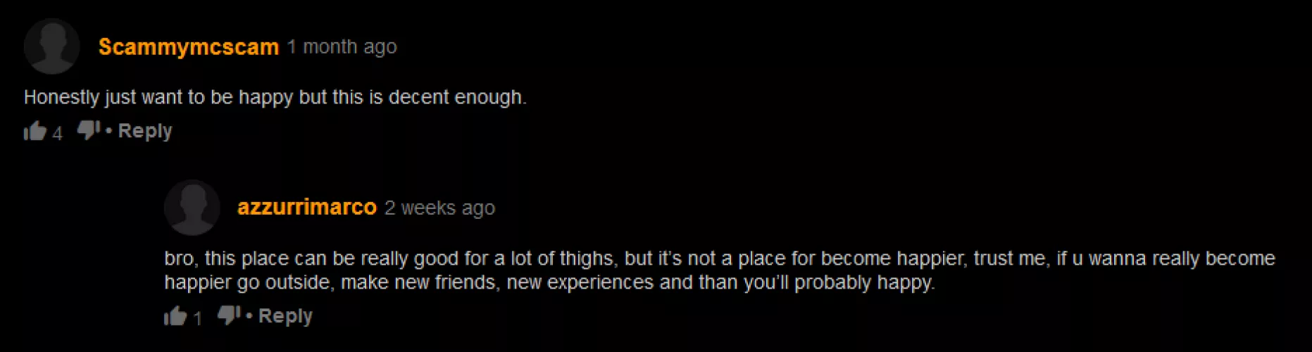 Wholesome interaction :)