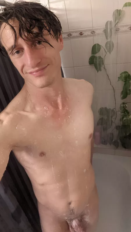 Who's coming to lather me up? I need a hand washing the back π