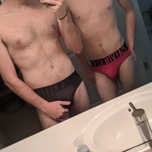 Who's joining us in the bathroom?