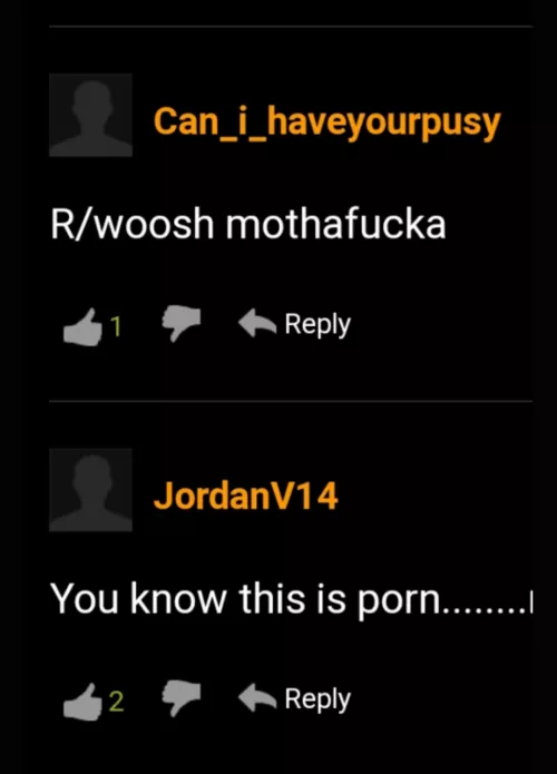 why couldnt he just enjoy the porno😔