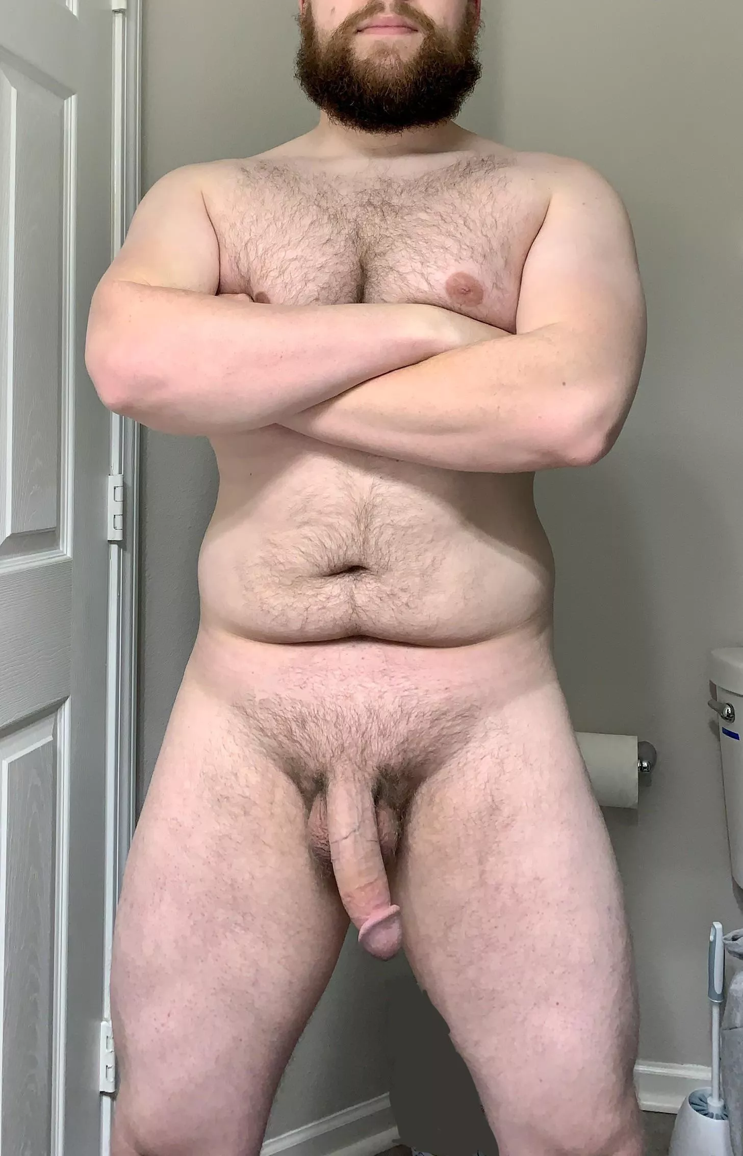 Why do ya think of the fully nude dad bod?
