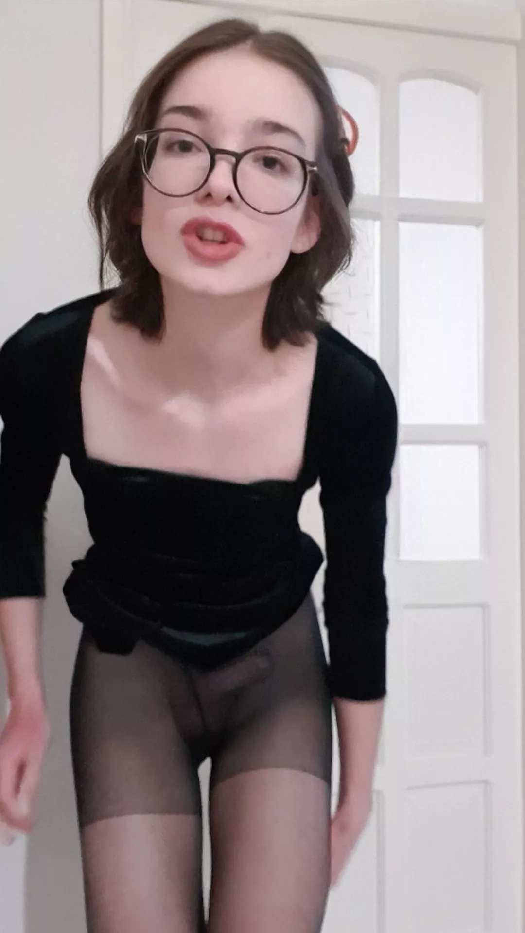 Why do you always look down when I'm talking