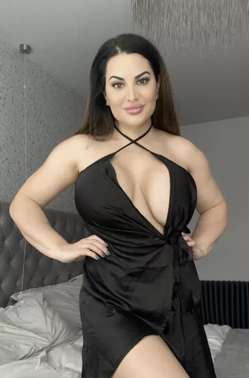 Why look into my eyes when I have tits like these?