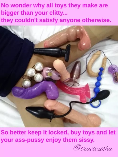Why they don't make toys your clitty size