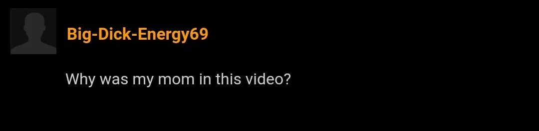 Why was his mum in this video?