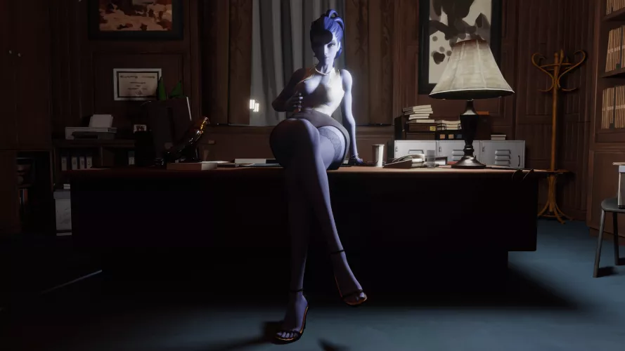 Widowmaker as headmistress (j0pel) [Overwatch]