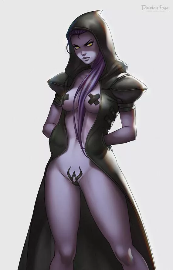 Widowmaker borrows Reaper’s cloak (dandonfuga)