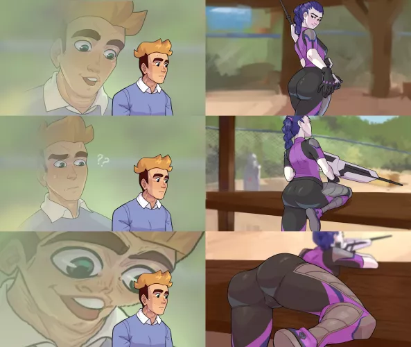 Widowmaker does know how to show off at the competition [ACADEMY34]