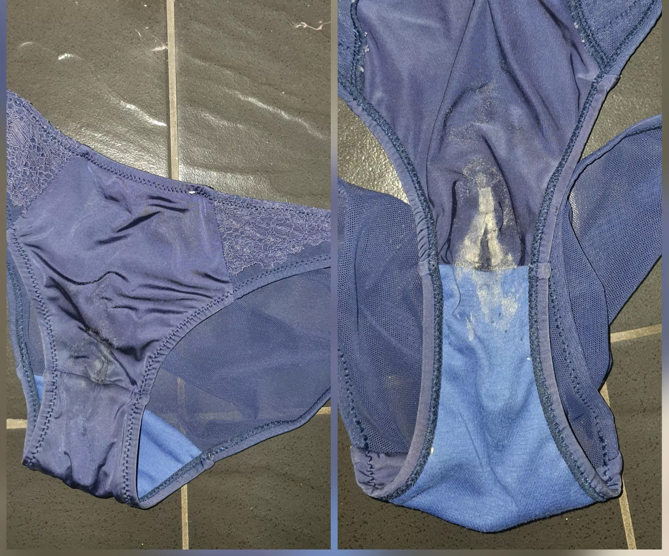 Wifes (F36) panties after work