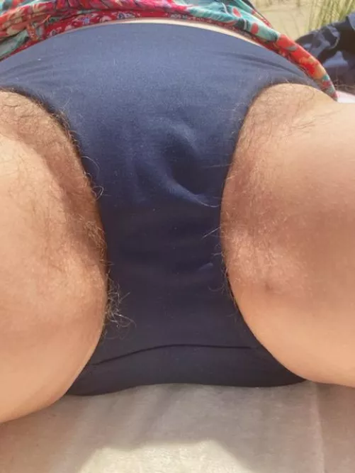 Wife's hairs stick out a bit