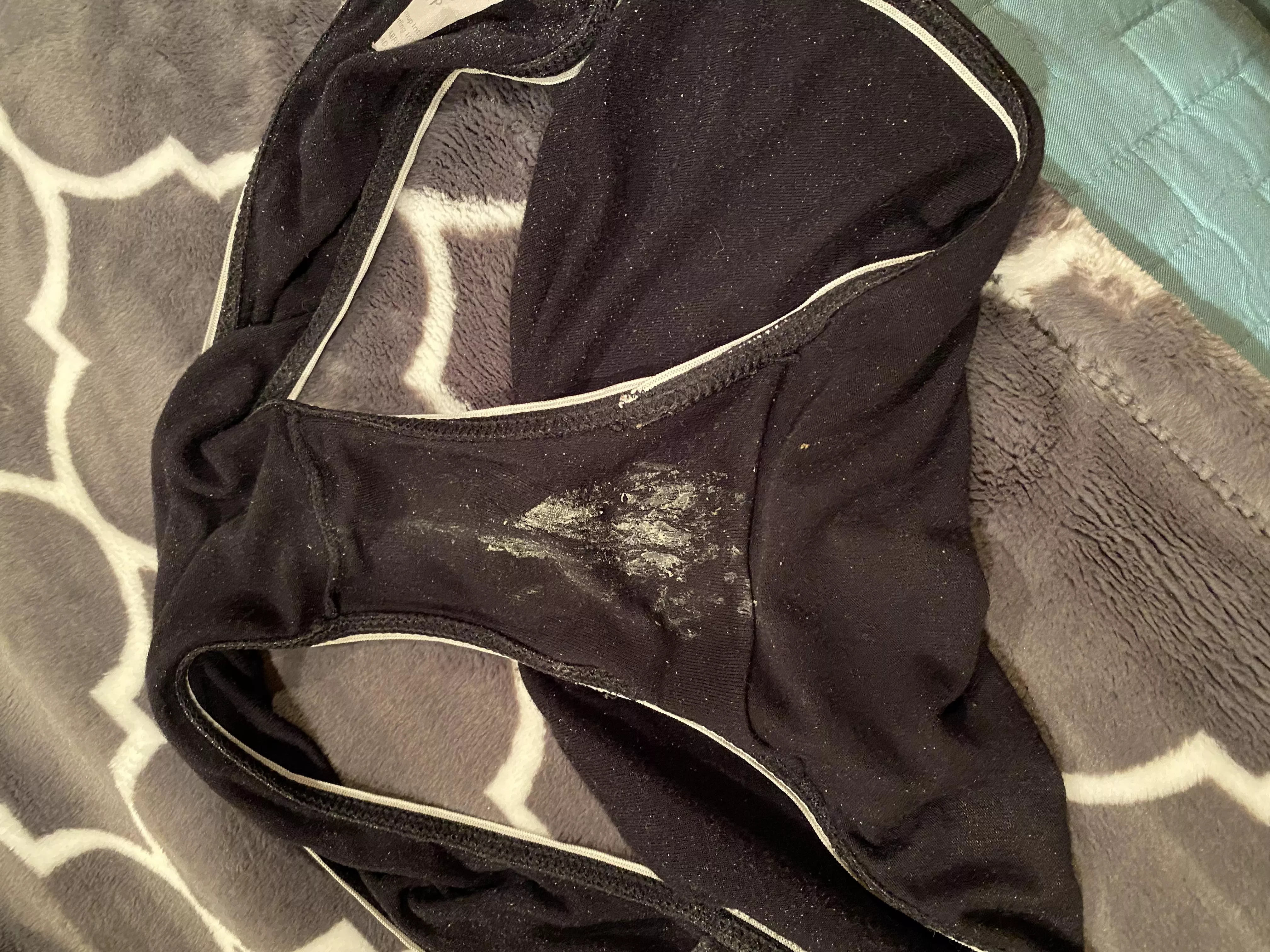 Wife’s, we sexted a bit through the day. Looks like it worked.