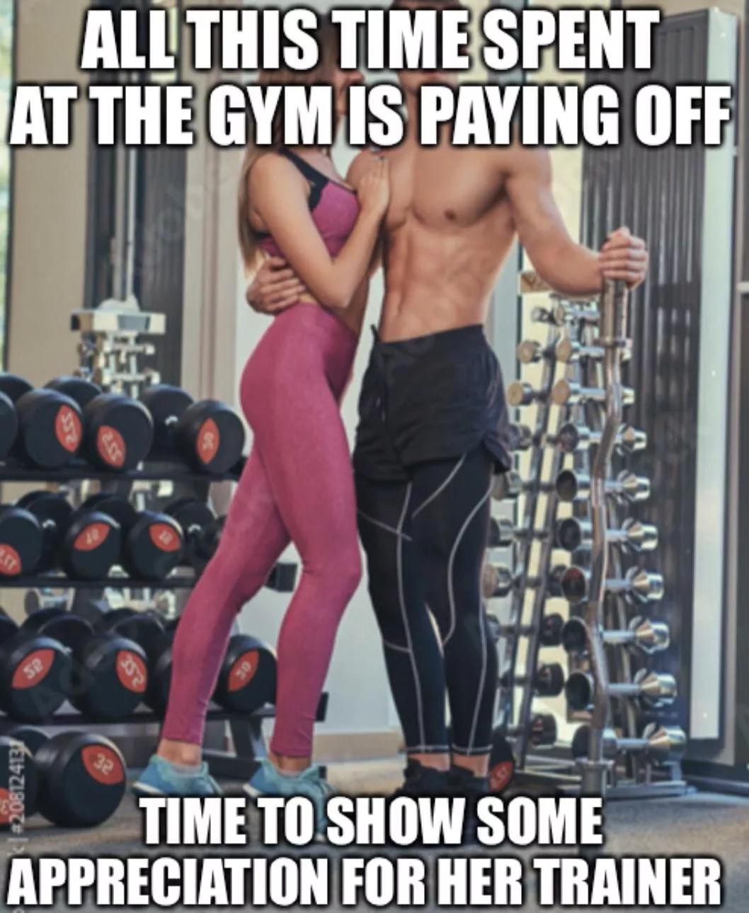 Wifey and personal trainer 😍