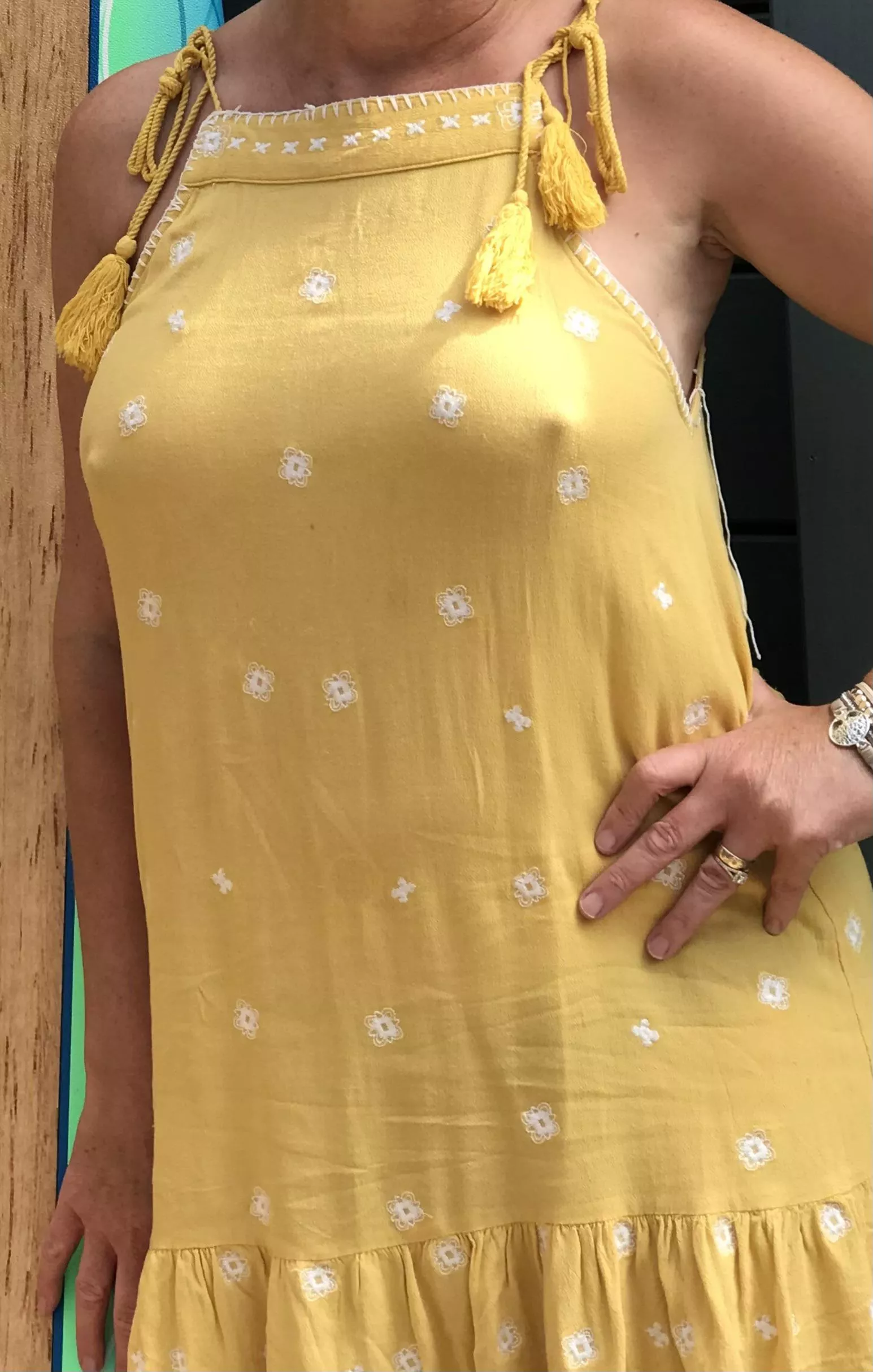 Will anyone even notice that I don’t have a bra on?