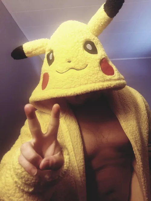 Winter break = pikachu onsie and playing games :3