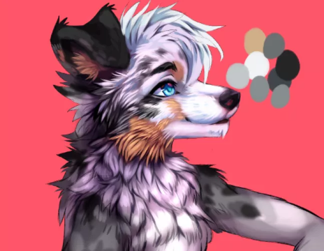 WIP! So far Ive been concentrating mainly on the face. Not really liking how it's looking so far, but hopefully if I keep working on it, I'll start to like it :,D ⚠️I’m in an emergency situation right now, so commissions would be highly appreciat