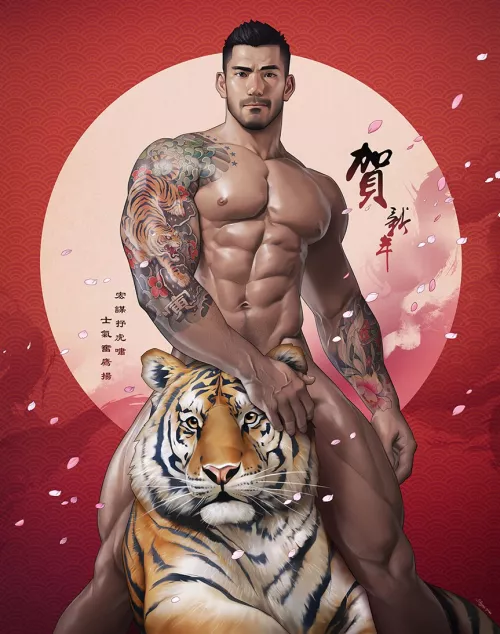 Wish You The Tiger Year Full Of Vitality, Bravery & Generosity! (@silverjow_art)