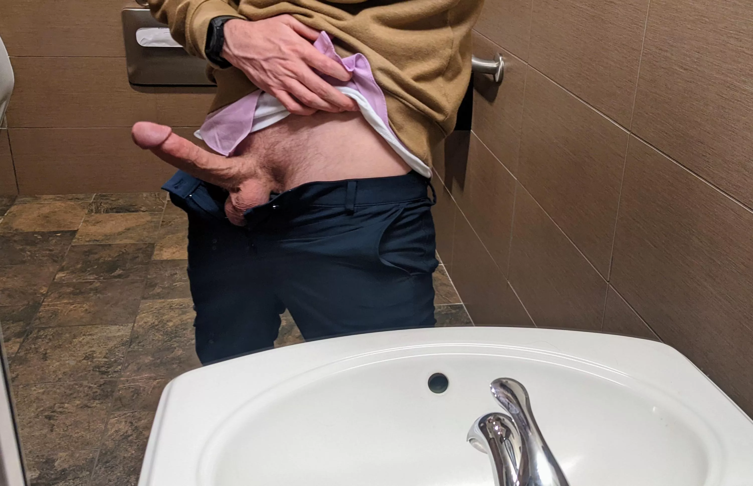 Wishing my coworker would walk in..