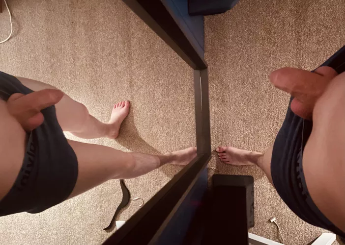 Wishing this was you and me, not me and me. 😭🙈