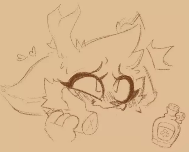 Woah a gender neutral Canadian deer!! [Fanart for @jayrnski]