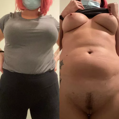 Wonder how many clients would cum on my landing strip if they knew I wanted it! [F]