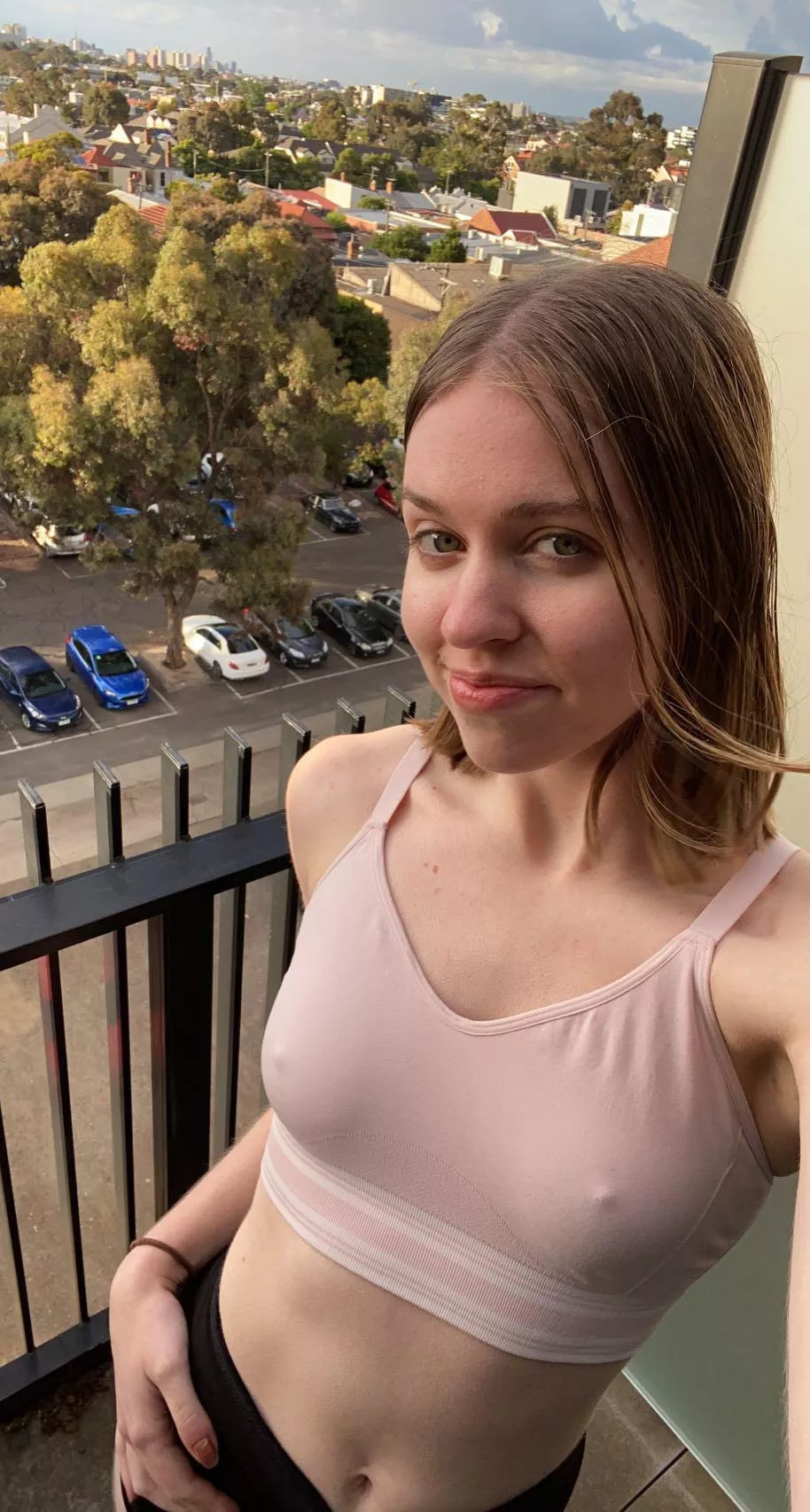 wonder if the people below could see how hard they were…