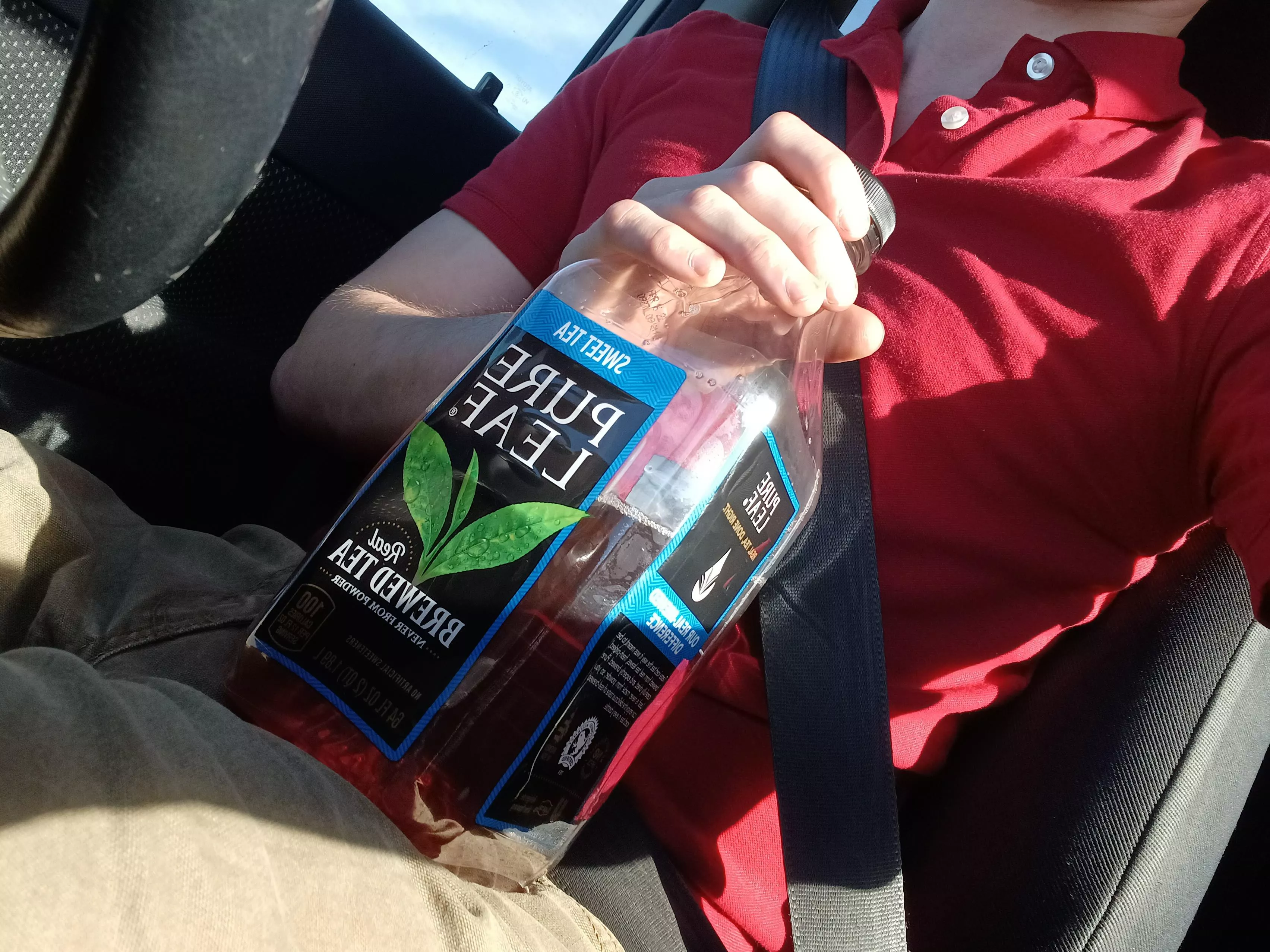 Wondering how wet my clothes will be after I finish chugging this...