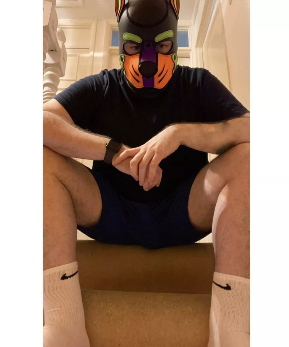 Woof woof. Get down there