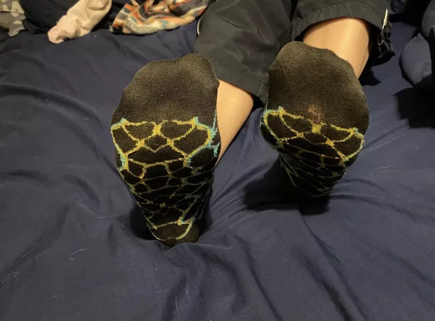 Wore these socks for 10 days straight at work! Super sweaty and stinky! You can even see through them a bit! π₯΅