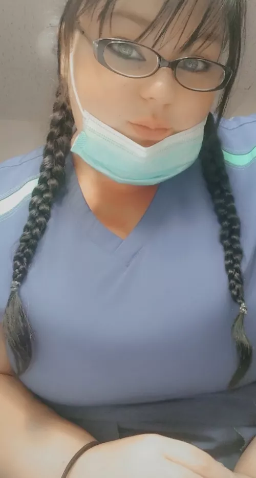 work selfie from the other day 🥰