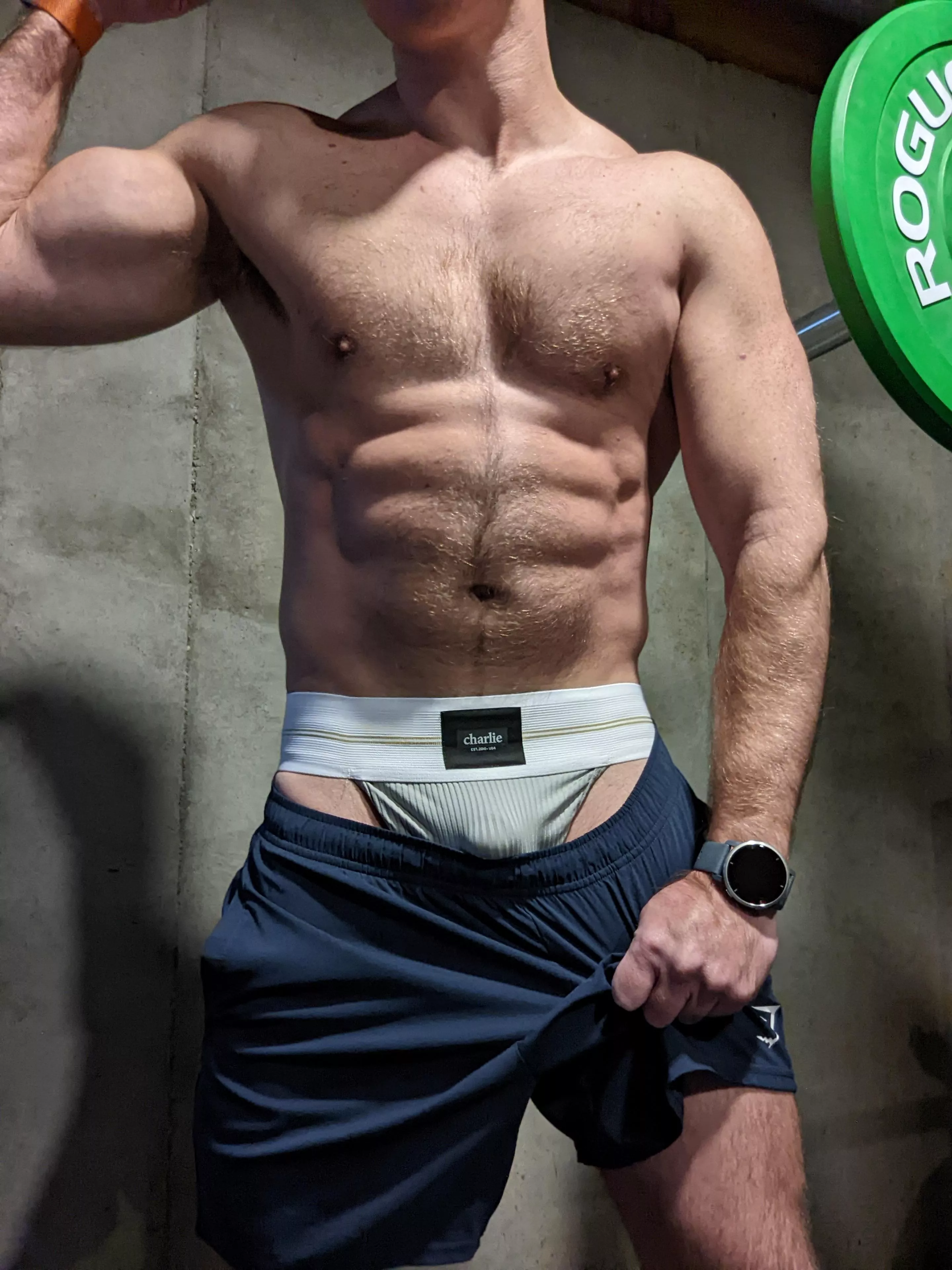 Worked up from my workout Worked up from my workout