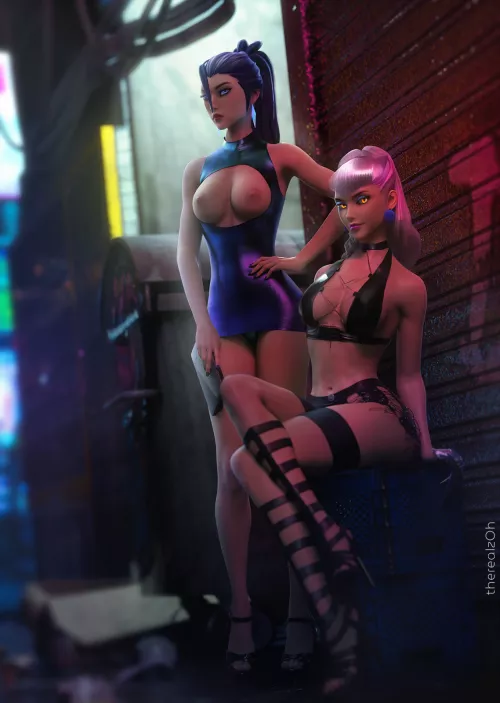 Working girls Kai'Sa and Evelynn (therealzOh)