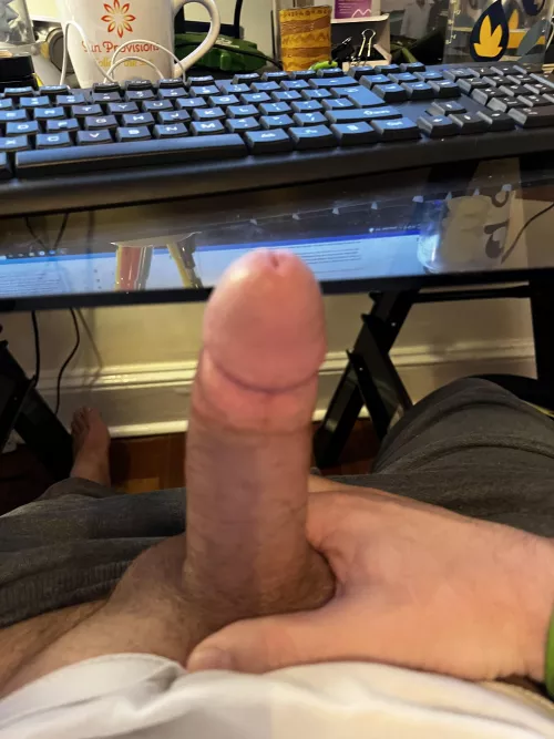 Working high from home.