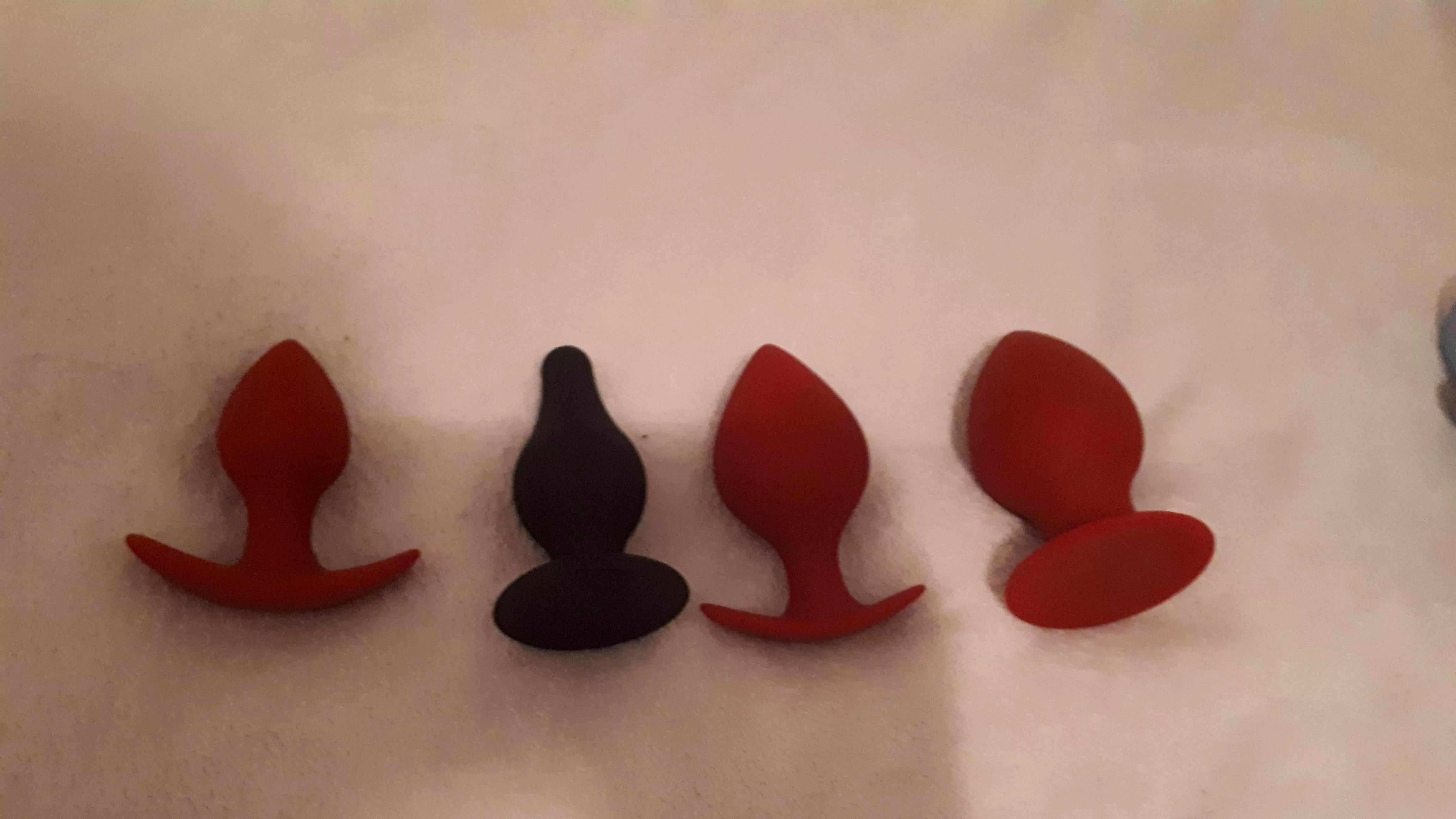 Working my way up to the big anal plug definitely going to be a fun tight challenge