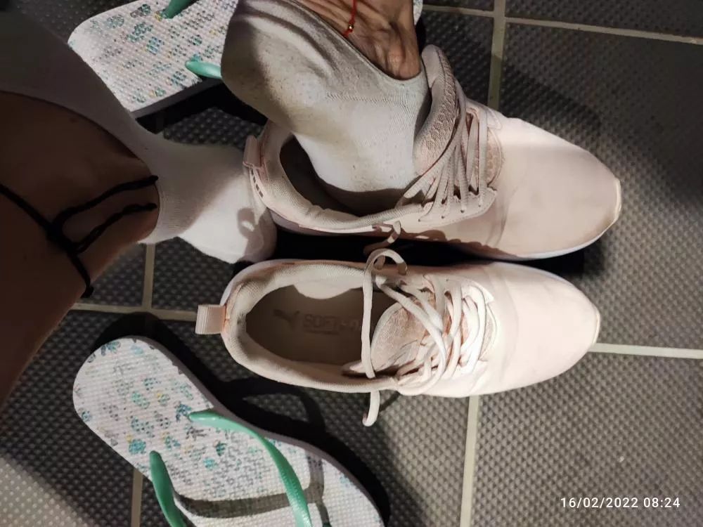 working on dirty socks