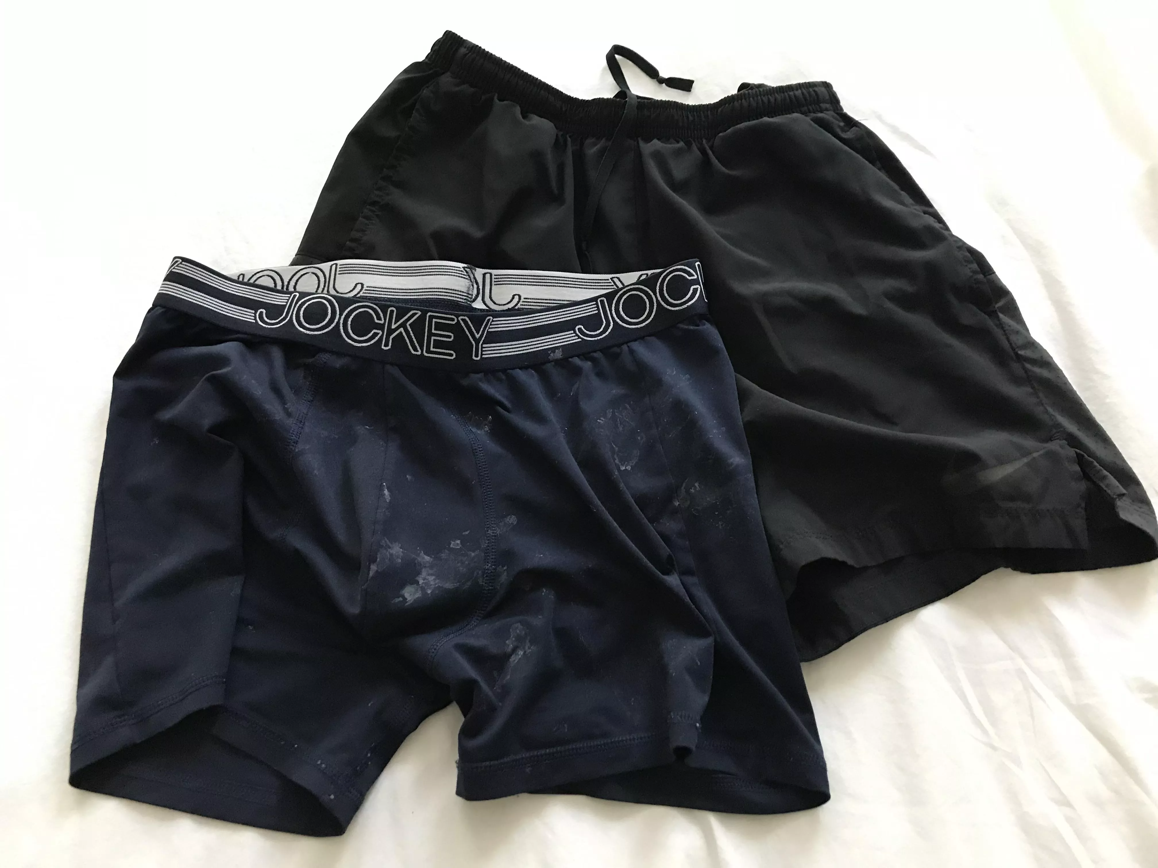 Working out in my cum soaked gear 😈