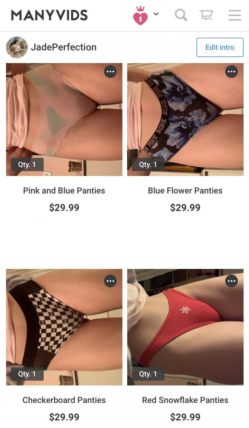 Worn panties from me - JadePerfection! Only on ManyVids!💚 Worn panties from me - JadePerfection! Only on ManyVids!💚