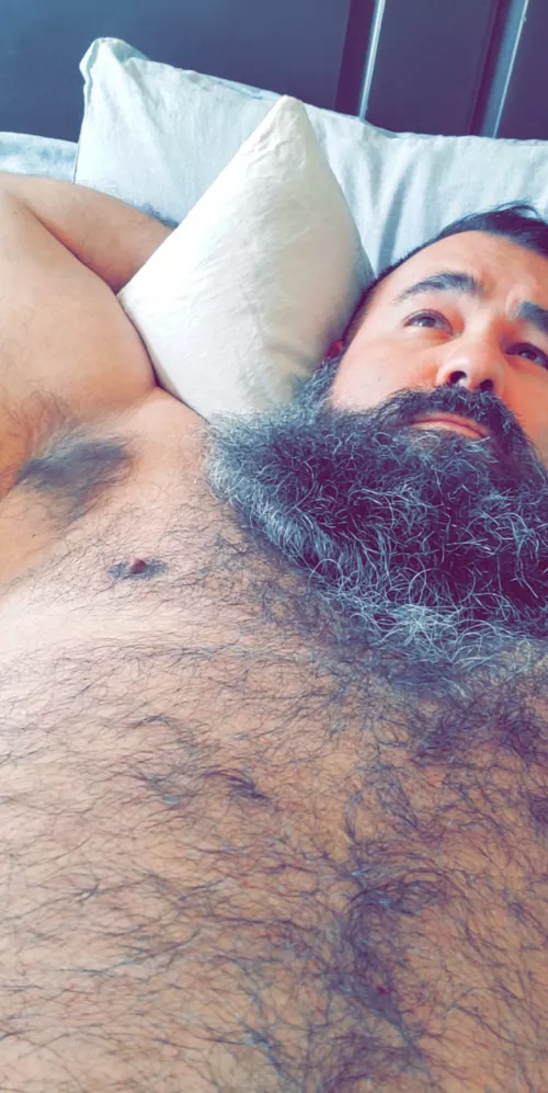 Would anyone like to lay their head on my chest?