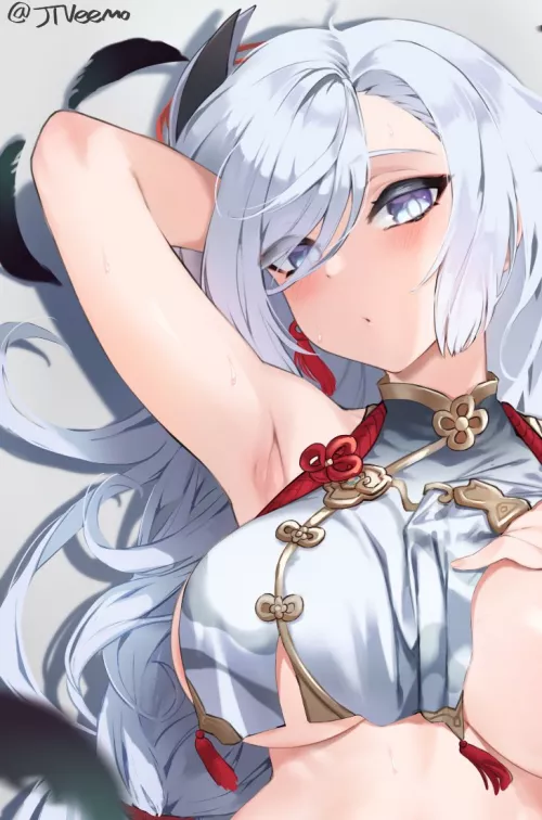 Would be nice to sniff and lick shenhe's pits 🤤 (Shenhe) [Genshin Impact]