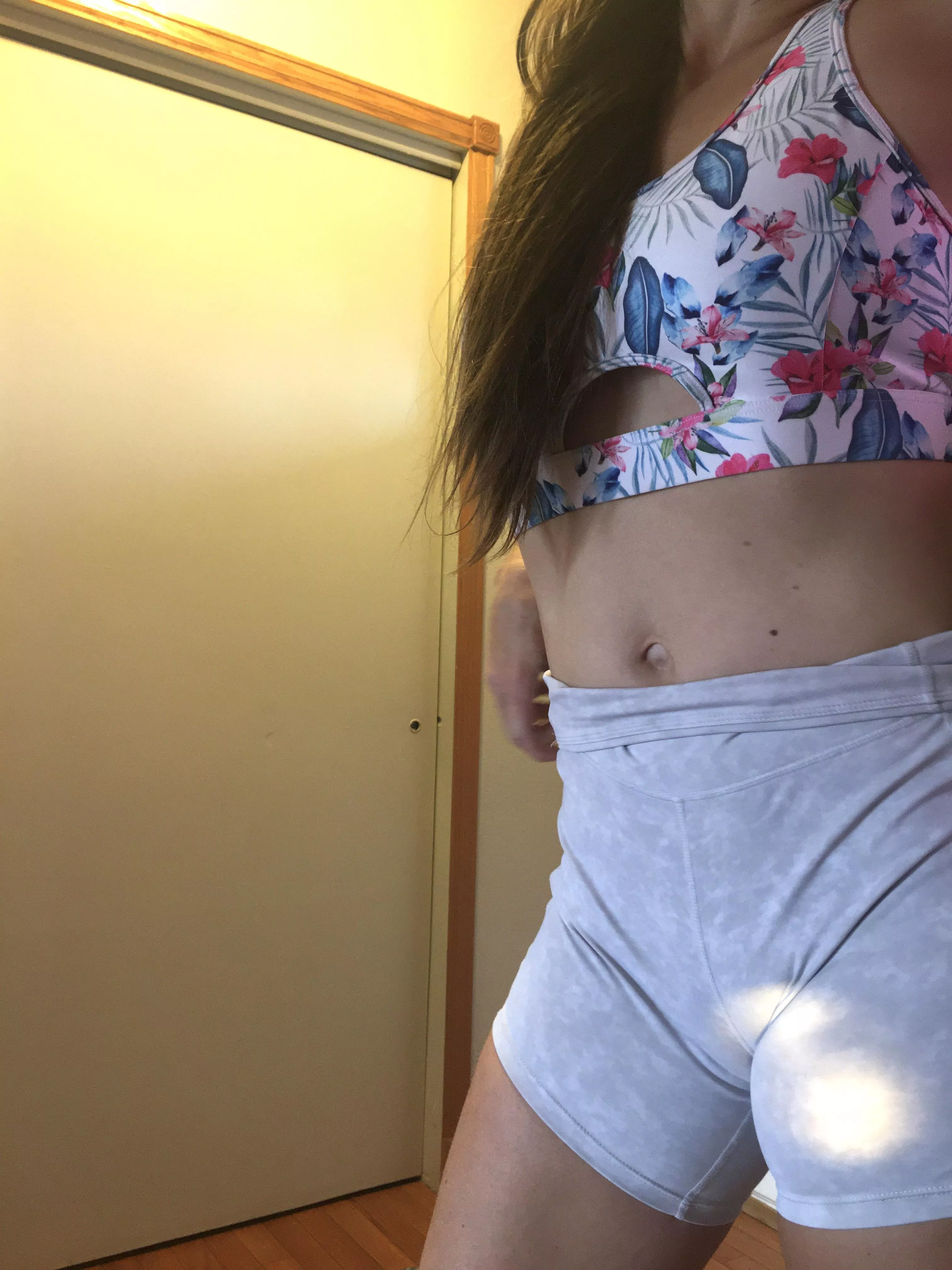 Would I distract you from your workout??