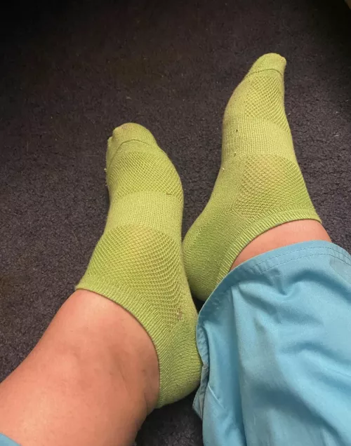 Would love a foot rub…. Been a LONG day on my feet!